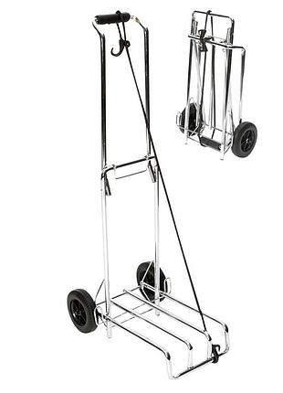 Тележка хозяйственная bo-camp luggage trolley foldable 40 kg silver (5267279)