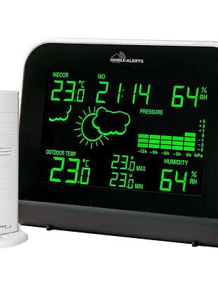 Метеостанция technoline mobile alerts ma10920 it black/silver (ma10920)