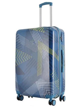 Валіза semi line 28" (l) blue pattern (t5652-3)