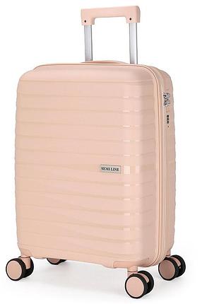 Чемодан semi line 20" (s) beige (t5795-1)