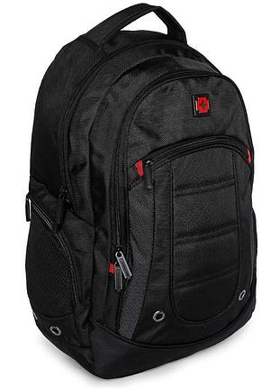 Рюкзак городской swissbrand ribe 20 black (swb_blrib001u)