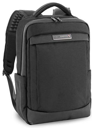 Рюкзак городской swissbrand salisburg 18 black (swb_besal001u)