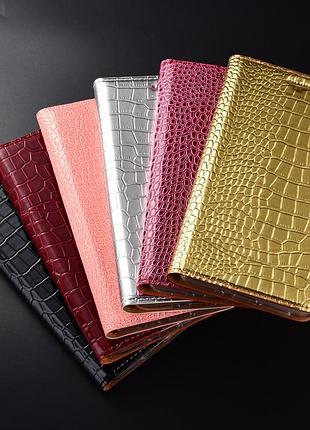 Чехол на xiaomi redmi note 14 4g книжка с подставкой визитницей кожаный противоударный магнитный "goldax"