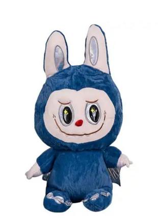 Подушка-іграшка labubu blue dragon з пледом 100*180 см