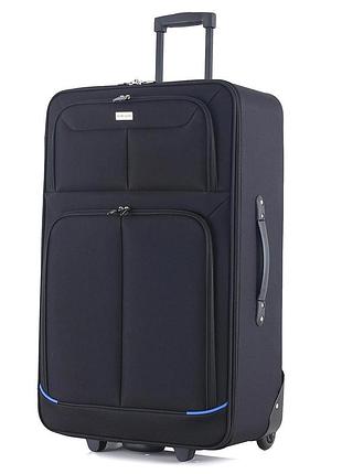 Валіза semi line 28" (l) black/blue lines (t5753-3)