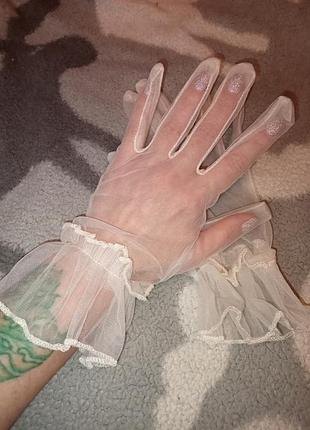 Рукавички прозрачные