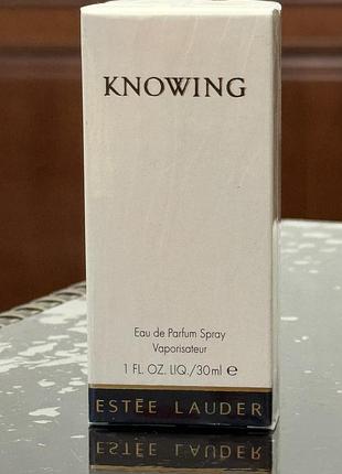 Knowing від estée lauder edp 30 ml