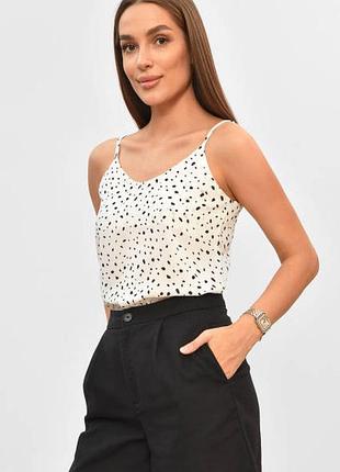 Легкая летняя маечка в точку