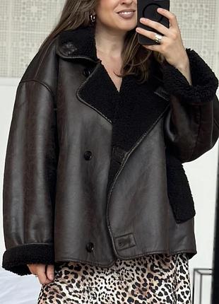 Дублянка коричнева шоколад тренд 2026 ❄️