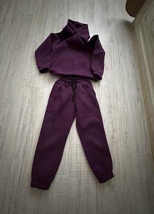 Спортивний костюм утеплений флюсом 134 р