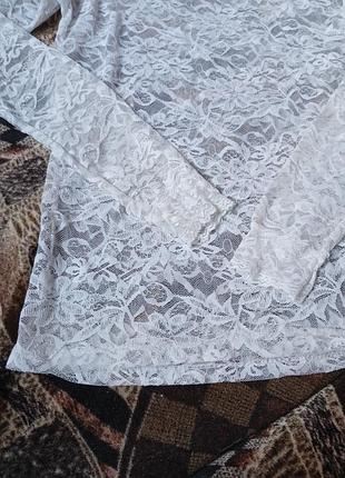 Стильна водолазка кружевна 🎀🎀🎀 4