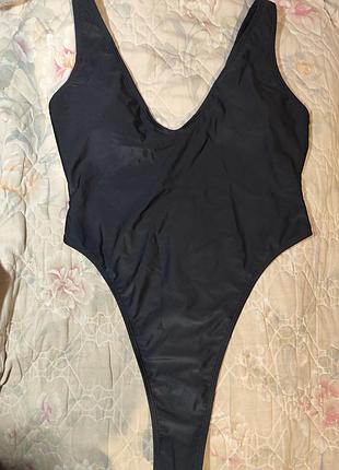 Шикарный слитный купальник стринги с высокими вырезами в бассейн пляж тренировки