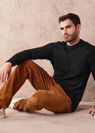 Мужской теплый свитер livergy l 52/54