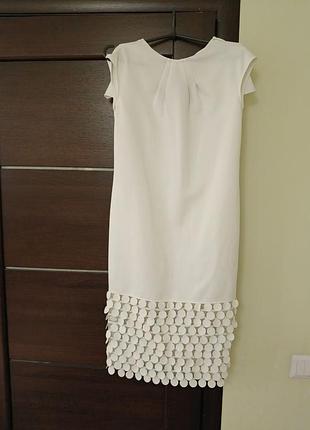 Дизайнерское женское, белое платье от oksana piekna