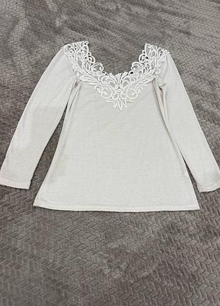 Белая блузка 8