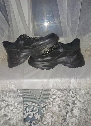 Кроссовки женские кожа зимние осенние