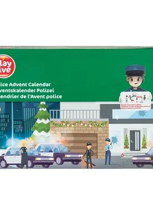 Адвент календарь полицейский 24 ячейки