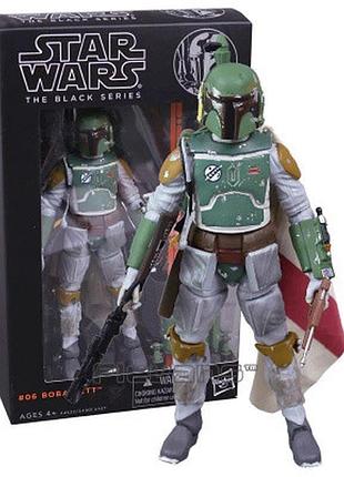 Фігурка боба фетт зіркові війни: темна серія боба фетт хасбро (star wars the black series boba fett figure)