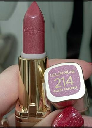 Помада l'oréal тон 214