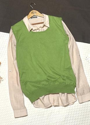 Жилет из шелка и хлопка от woolivers 🌿