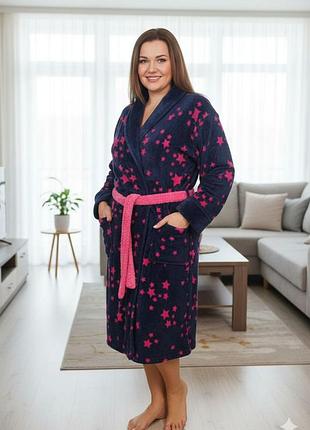 Теплый женский халат на пышные формы forever dreaming