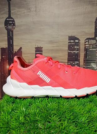 Женская спортивная обувь puma weave xt 192611 08 кораллового цвета 192611-08, размер 39, длина стельки 25 см, производитель вьетнам