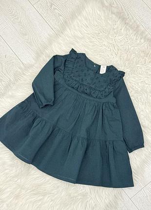 Стильне святкове плаття h&m, котонова сукня