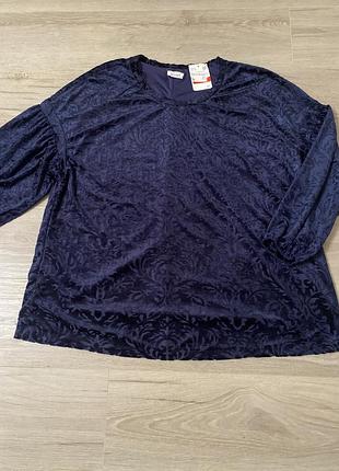 Бархатна кофточка 54 розмір