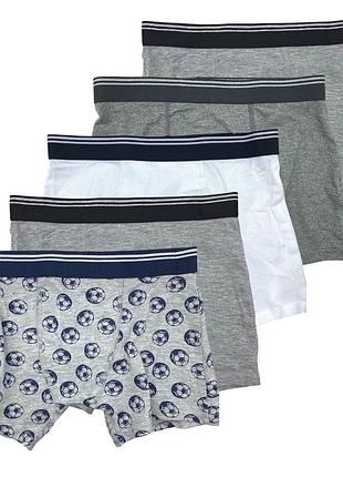 Набір трусів боксерів на хлопчика 5 шт 134/140