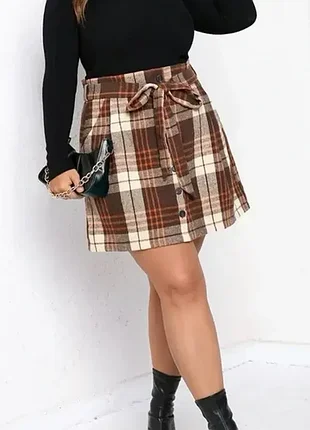 Теплая с карманами юбка,р52-54🔥🔥🔥