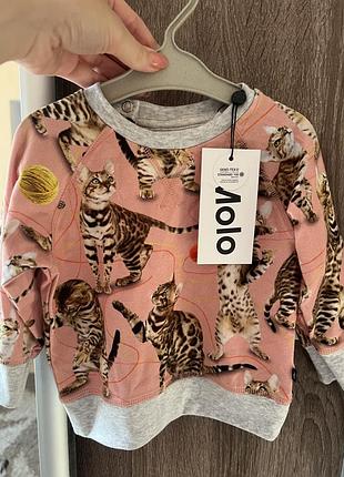 Світшот для немовлят 68 розмір бренд molo