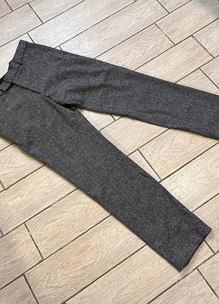 Сірі чоловічі брюки 32 розмір, теплі вовняні брюки 32 розмір