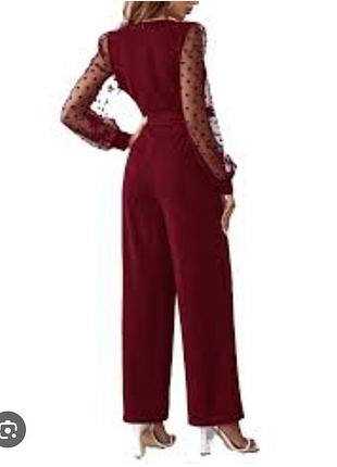 Святковий комбінезон марсала