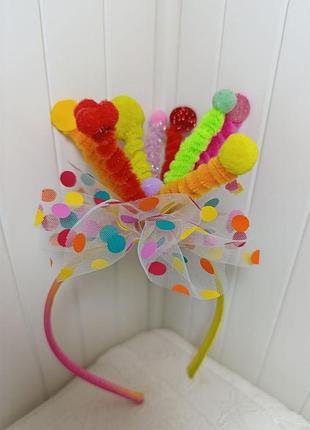 Обруч ободок хлопушка