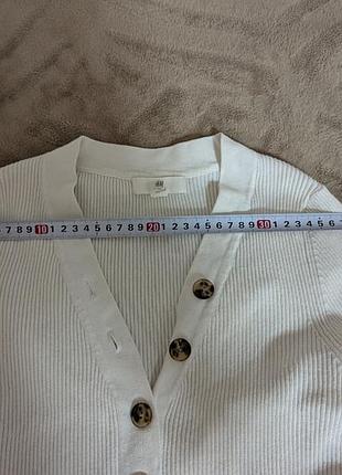 Молочная кофта с пуговицами 5