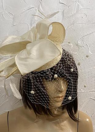 Snoxel gwyther розкішний вінтажний капелюшок вуалетка