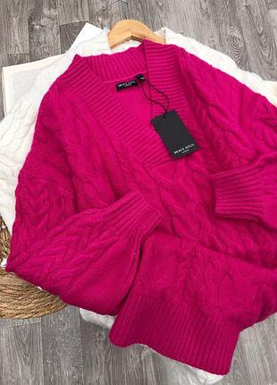 Розкішний яскравий мʼякий подовжений светр