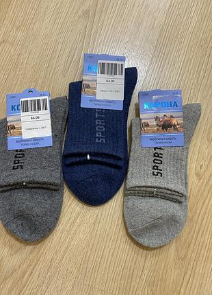 Шкарпетки чоловічі, верблюжа шерсть