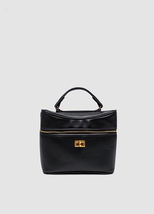 Жіноча сумка balenciaga rodeo vanity black/gold