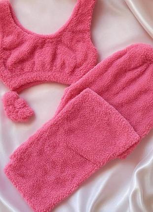 Піжама топ +штани+резиночка