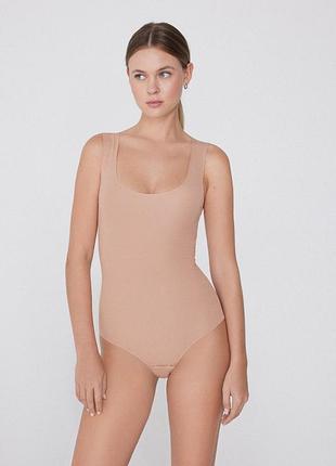 Боди хлопок  з лазерной обработкой  по краям tezenis