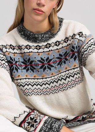 Twin set вовняний светр з візерунком