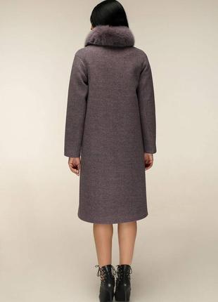 Пальто жіноче зимове, з пальтової тканини2 фото