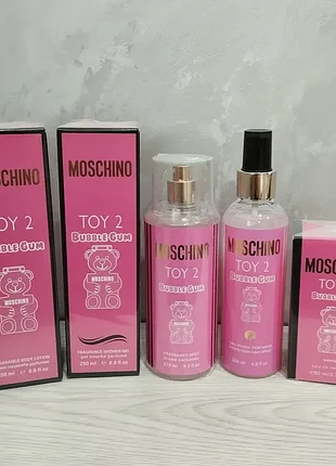 Парфюмированный женский набор no brand (версия moschino toy 2 bubble gum), 60 мл