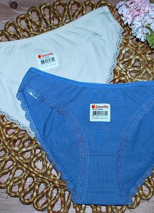 Набор 2 шт трусики слипы s донелла donella кружево