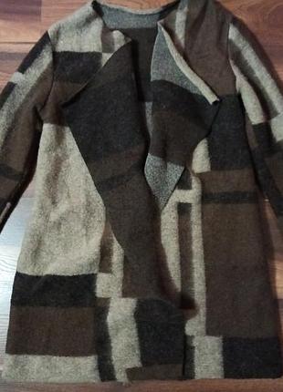 Кардиган свободный из шерсти