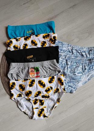 Качественные хлопковые трусики h&amp;m134-140см