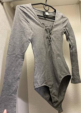 Боді жіноче зі шнуровкою