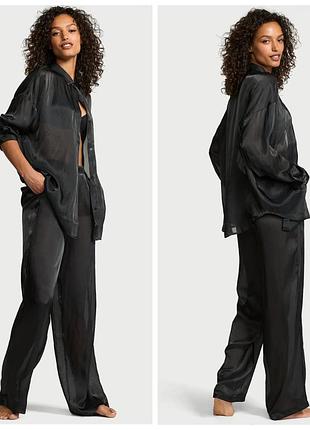 Сатиновая пижама victorias secret. оригинал. новая. s, m, l
