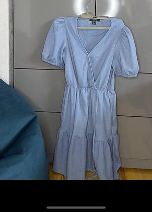 Платье синее